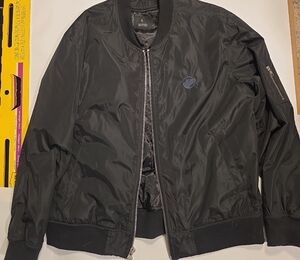 Stylish Black Bomber Jacket